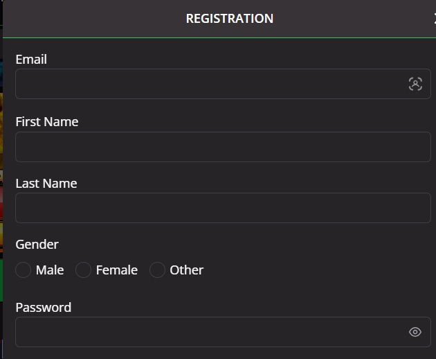 registration at Ivy casino